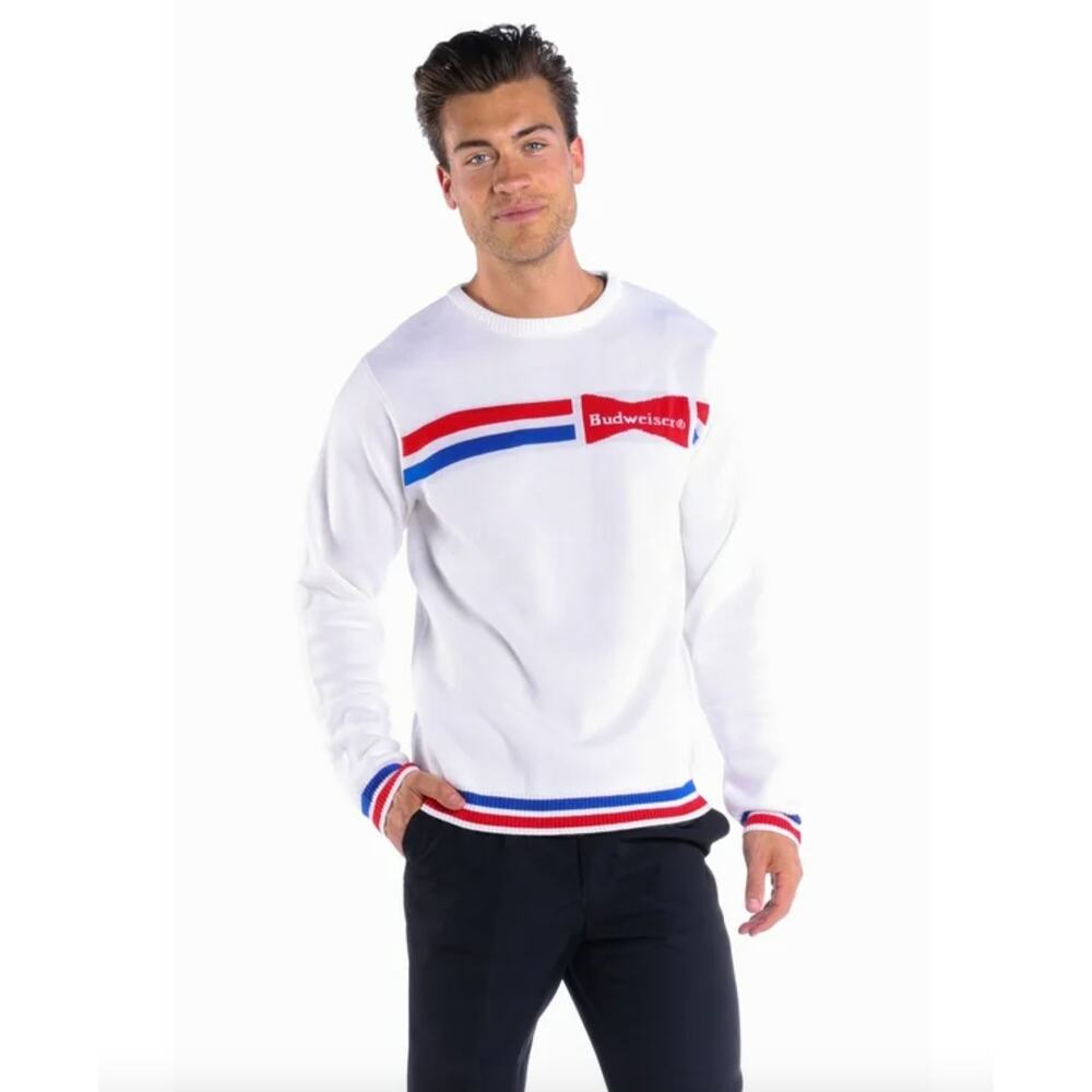 NEW Shinesty The Clydesdale Retro Budweiser Sweater Men's Size XXL